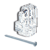 Clear Plastic Mirror Clip Clear Plastic Mirror Clip