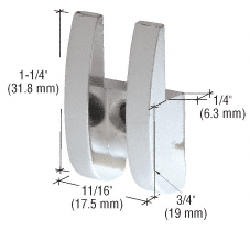 Wide Metal Mirror Clip Wide Metal Mirror Clip Set
